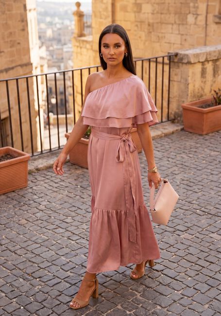 Roze STUDIO AMAYA Jurken LINNE DRESS - large