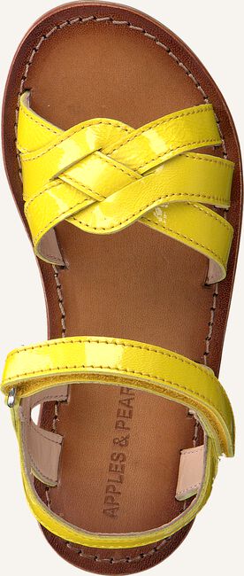Gele APPLES & PEARS Platte sandalen FANNY Gele APPLES & PEARS Platte sandalen FANNY - large