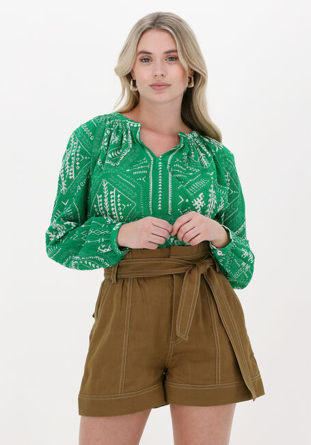 Groene LOUIZON Blouses HEXAG TOP - large