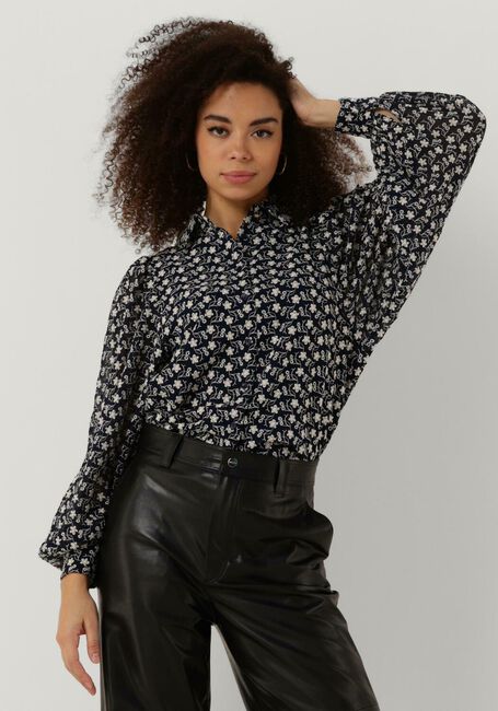 Blauwe FREEBIRD Blouses WV-ZIGZAG-JACQ-PES-23-3 - large