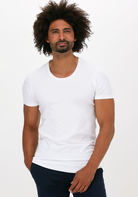 Witte PUREWHITE T-shirt ESSENTIAL TEE U NECK - large
