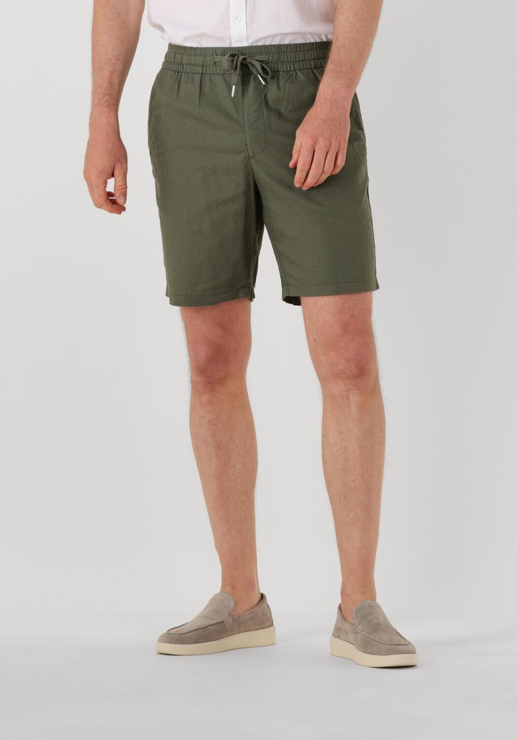 Matinique Regular fit bermuda van een mix van linnen en katoen model 'barton'