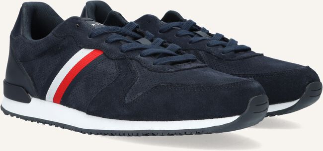 Blauwe TOMMY HILFIGER Lage sneakers ICONIC SUEDE Blauwe TOMMY HILFIGER Lage sneakers ICONIC SUEDE - large