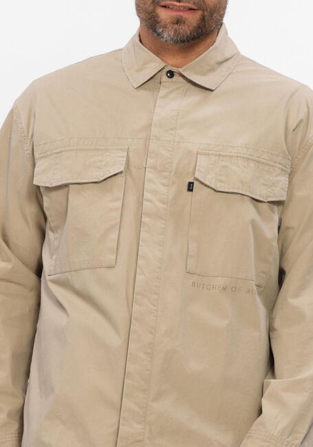 Beige BUTCHER OF BLUE Overshirt DAN COTTON OVERSHIRT - large
