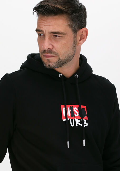 Zwarte DIESEL Sweater S-GIRK-HOOD-B8 - large