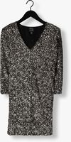 Zilveren ACCESS Mini jurk SEQUIN MINI DRESS WITH V NECKLIN
