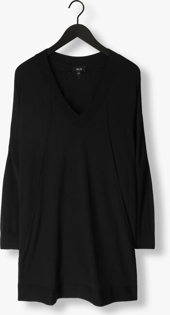 Zwarte ALIX THE LABEL Mini jurk LADIES KNITTED OVERSIZED DRESS - large