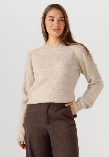 Beige BEAUMONT Trui BAILY PULLOVER - large