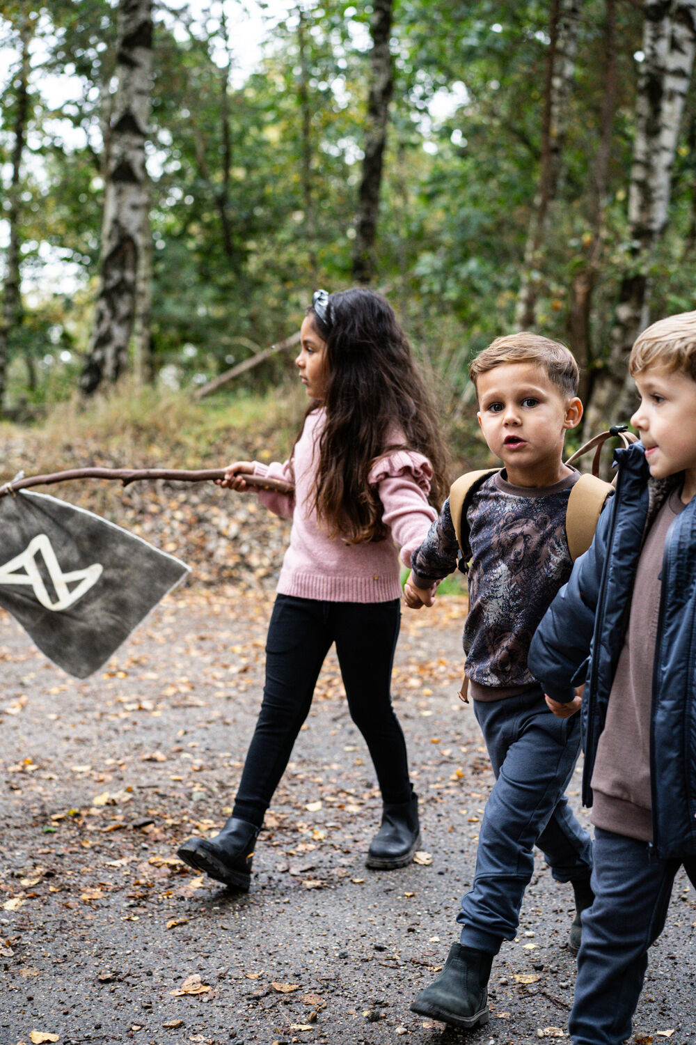 Donkerblauwe KOKO NOKO Joggingbroek Q52842 - large