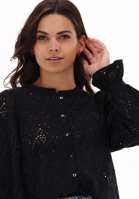 Donkerblauwe BY-BAR Blouses SAMMIE EMBROIDERY BLOUSE - large
