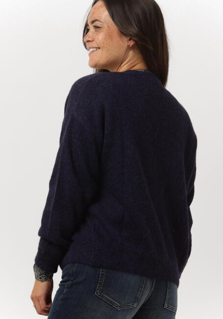 Donkerblauwe BY-BAR Vest LIV CARDIGAN - large