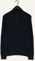 Donkerblauwe VANGUARD Trui HALF ZIP COLLAR COTTON STRUCTU Donkerblauwe VANGUARD Trui HALF ZIP COLLAR COTTON STRUCTU - medium