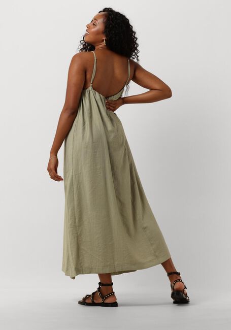 Groene OBJECT Midi jurk OBJCATJA OZ S/L DRESS - large