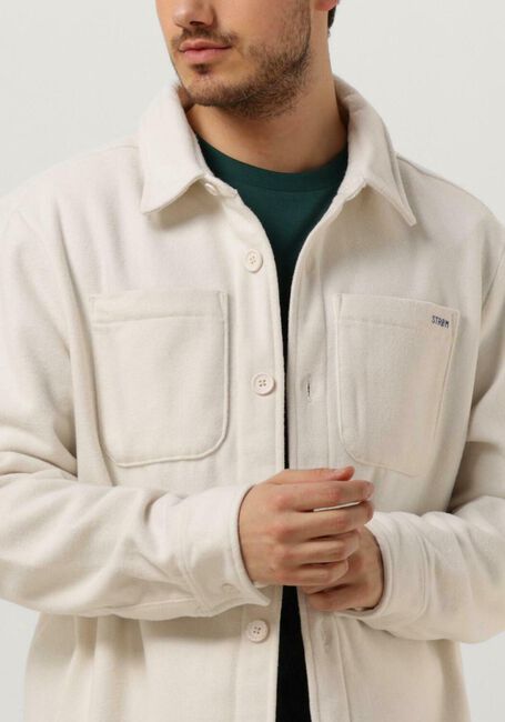 Beige STRØM Clothing Overshirts OVERSHIRT - large