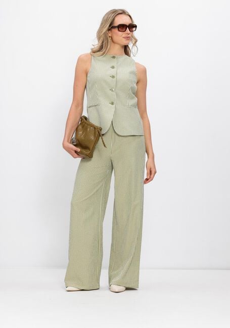 Groene YDENCE Wijde broek PANTS CELESTE - large