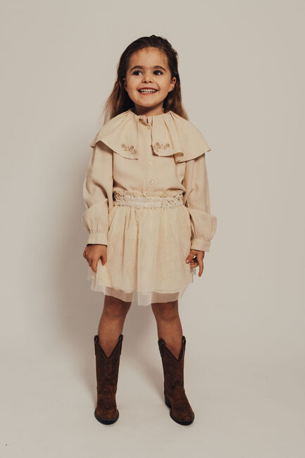 Creme BAJE STUDIO Minirok ANNA - large