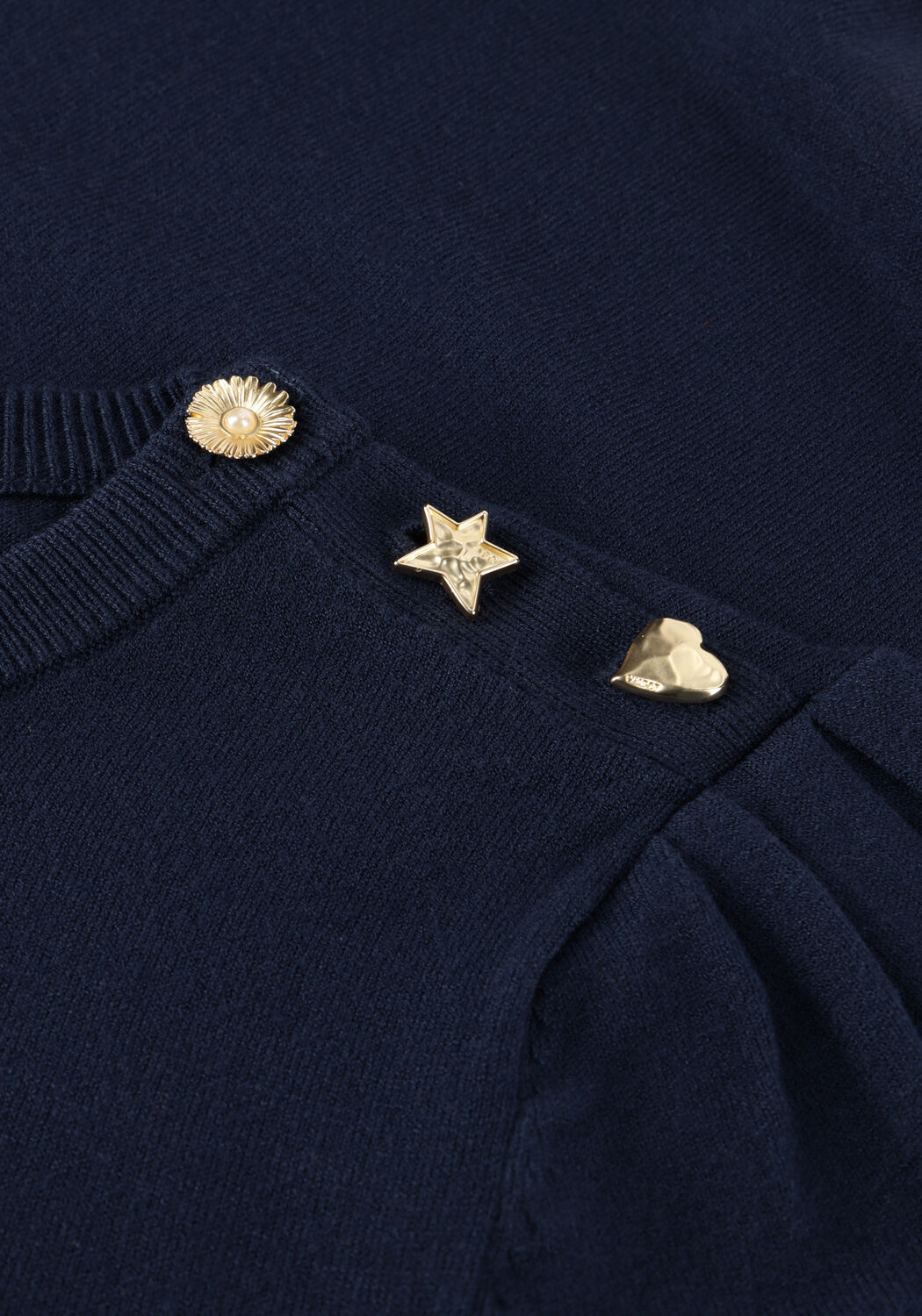 Donkerblauwe FABIENNE CHAPOT Trui MOLLY BALLOON PULLOVER 3624 - large