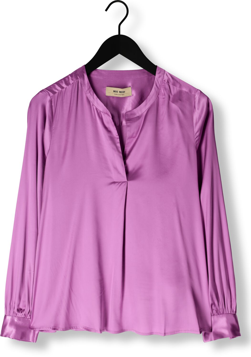 MOS MOSH Dames Blouses Enfa Satin Blouse Paars