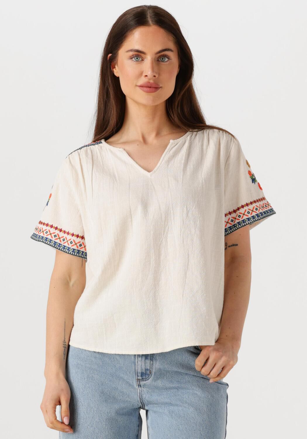 LOUIZON Dames Tops & T-shirts Vonigri Wit