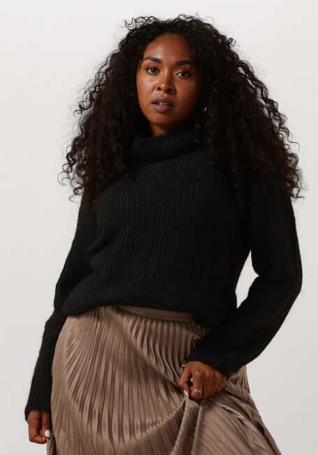 Zwarte MY ESSENTIAL WARDROBE Coltrui MEENAMW KNIT ROLLNECK - large