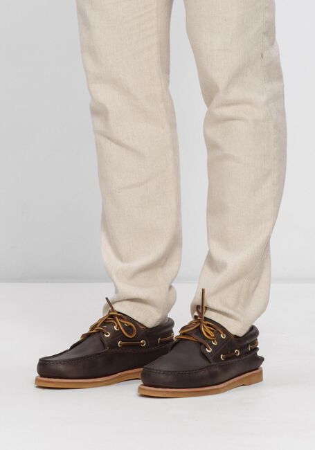 Bruine TIMBERLAND Veterschoenen CRAFTED BOAT - large