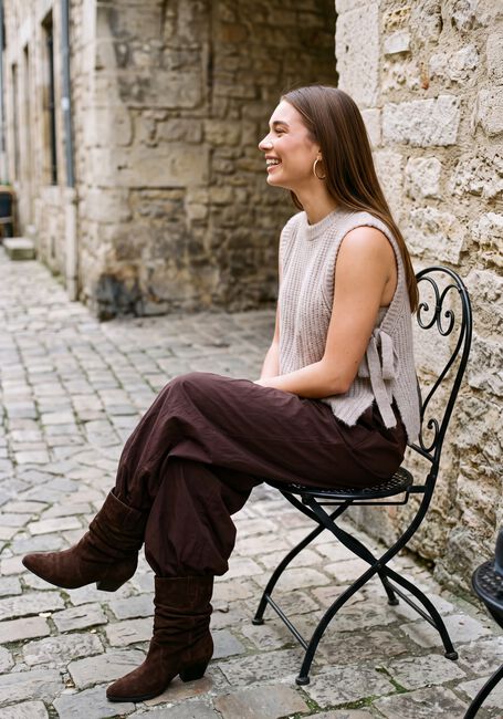 Beige GRACE & MILA Trui PULLOVER - large