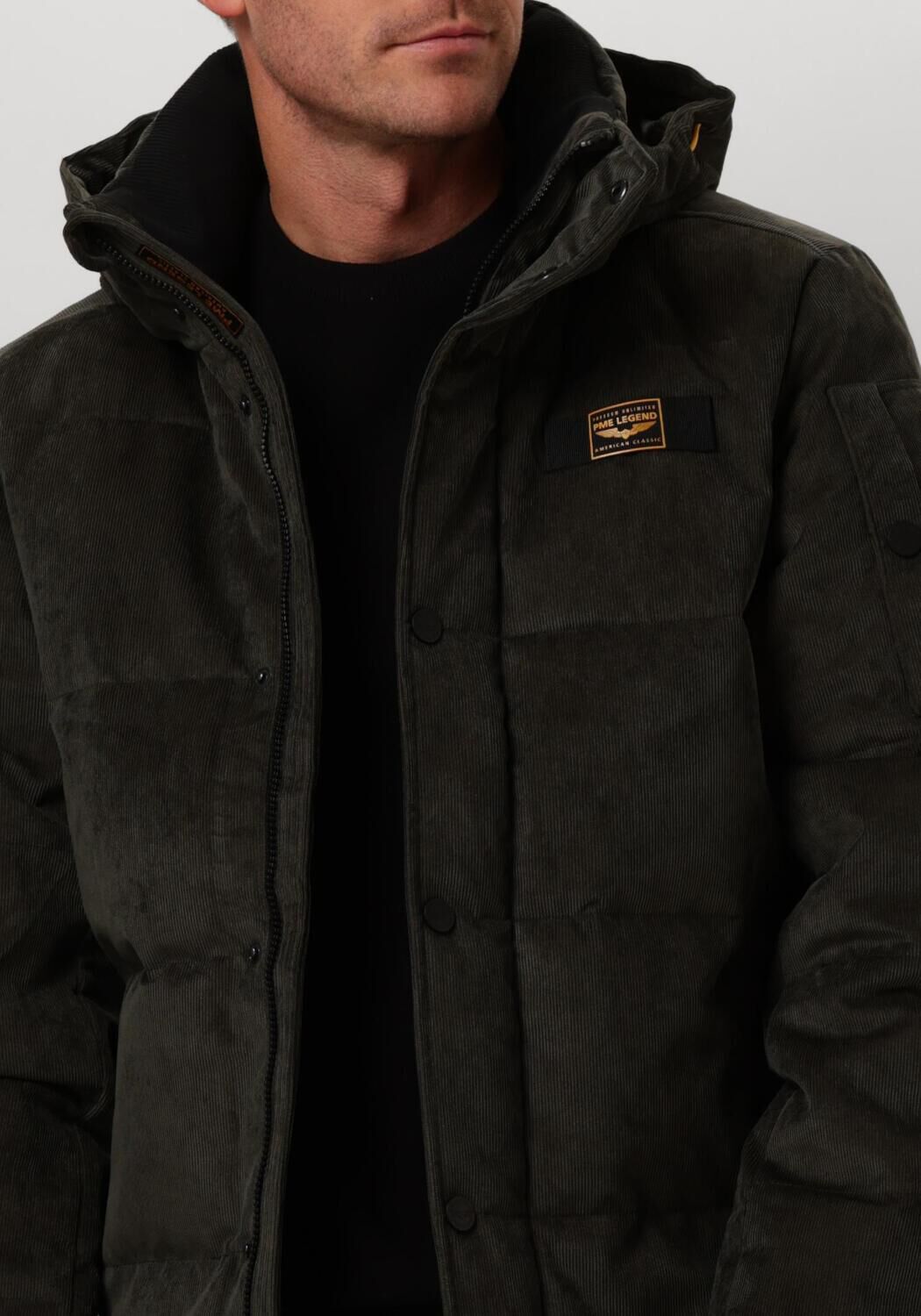 PME LEGEND Heren Jassen Semi Long Jacket Gobbler Clear Ford Groen