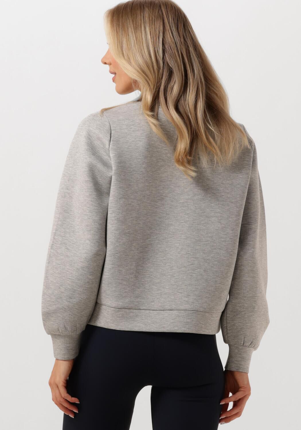 SELECTED FEMME Dames Truien & Vesten Slfjamila Ls V-neck Sweat Lichtgrijs