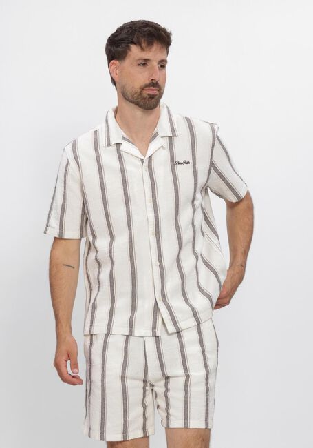 Multi PURE PATH Casual overhemd STRIPED SHORTSLEEVED SHIRT - large