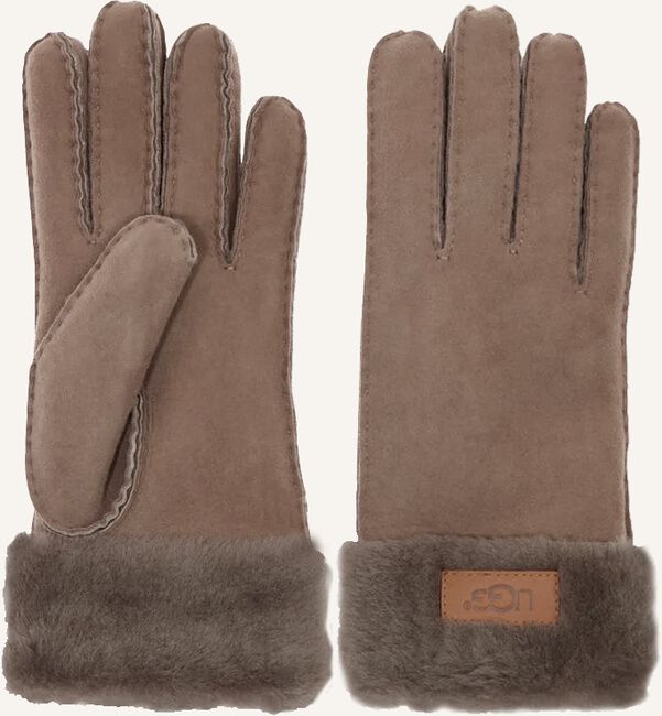 Taupe UGG Handschoenen TURN CUFF GLOVE Taupe UGG Handschoenen TURN CUFF GLOVE - large
