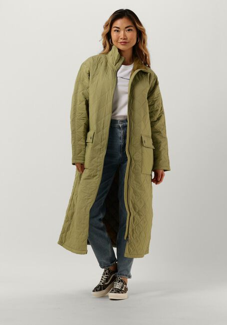 Groene MSCH COPENHAGEN Gewatteerde jas WHITNEY JACKET - large