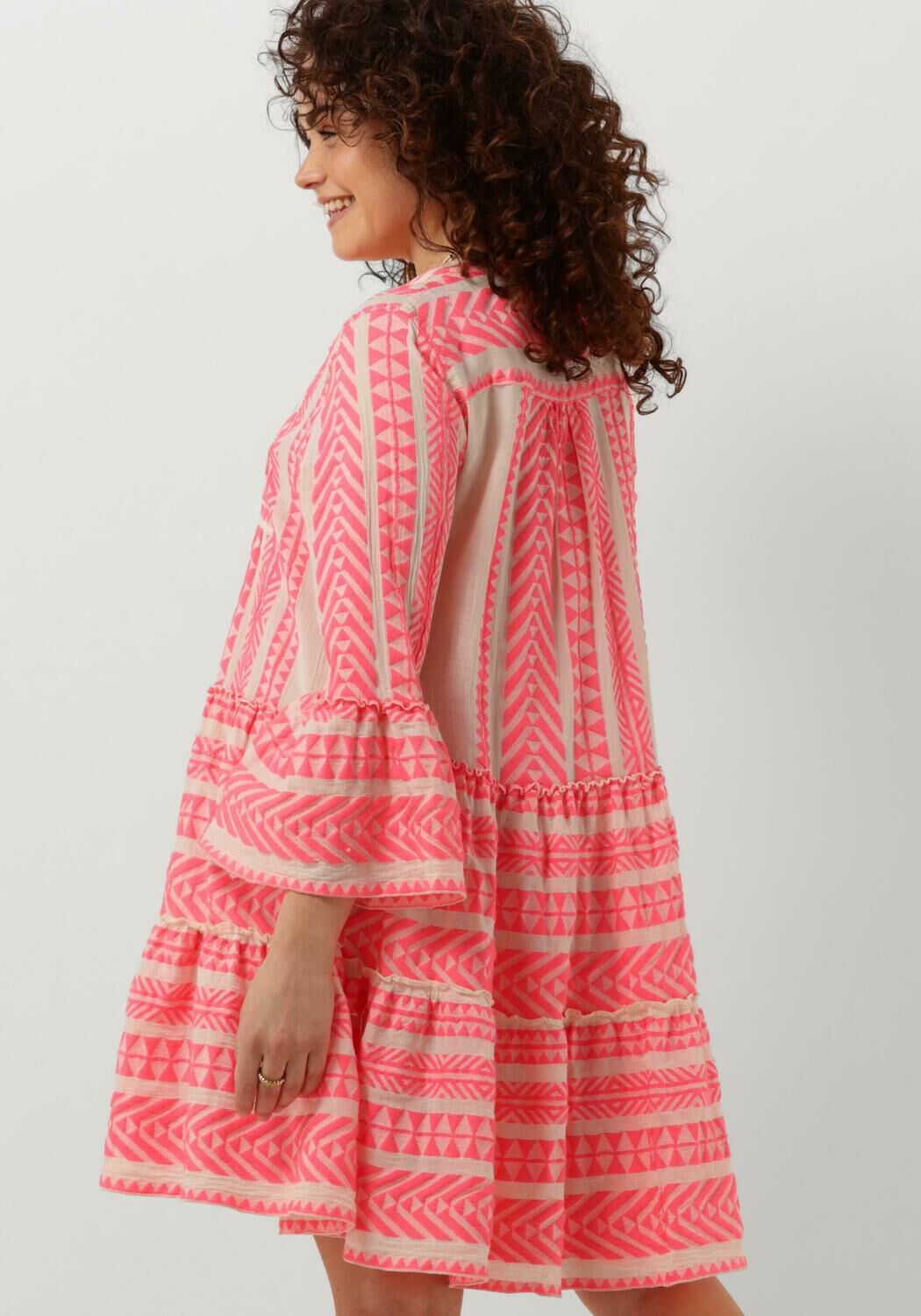 gebroken wit devotion mini jurk ella