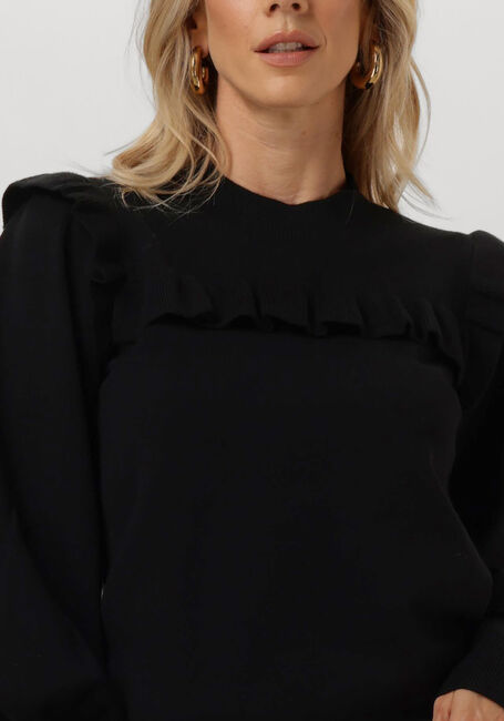 Zwarte Y.A.S. Trui YASJUM LS KNIT PULLOVER - large