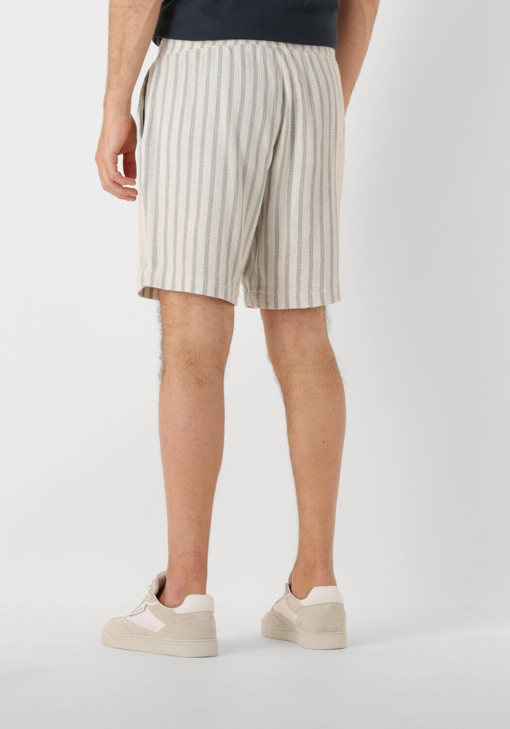 WOODBIRD Heren Broeken Wbbommy Weave Short Ecru