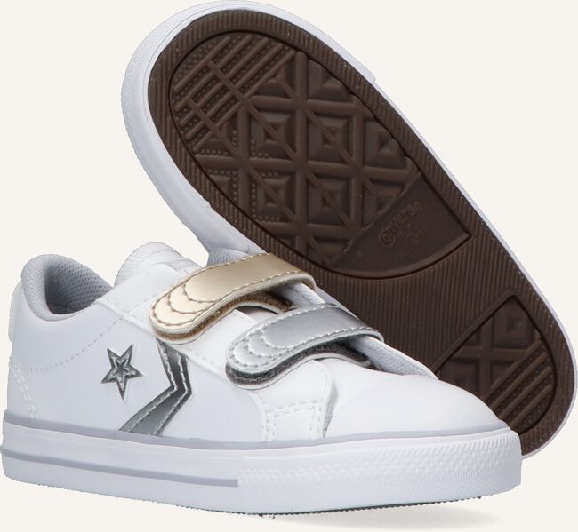 Witte CONVERSE Lage sneakers STAR PLAYER 2V METALLIC Witte CONVERSE Lage sneakers STAR PLAYER 2V METALLIC - large