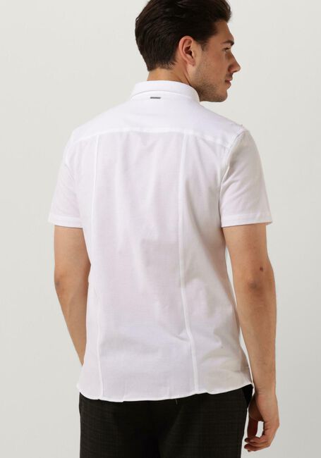 Witte PUREWHITE Casual overhemd MELANGE SS BASIC SHIRT - large