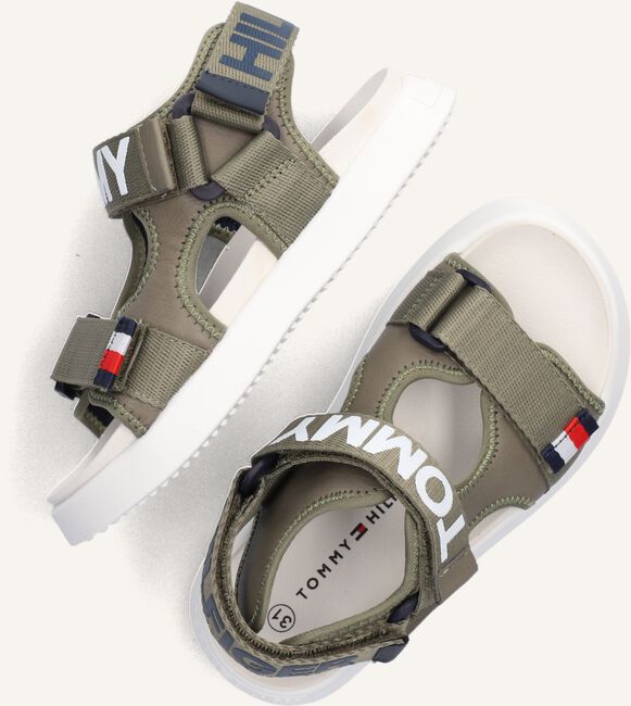 Groene TOMMY HILFIGER Sandalen 32257 Groene TOMMY HILFIGER Sandalen 32257 - large
