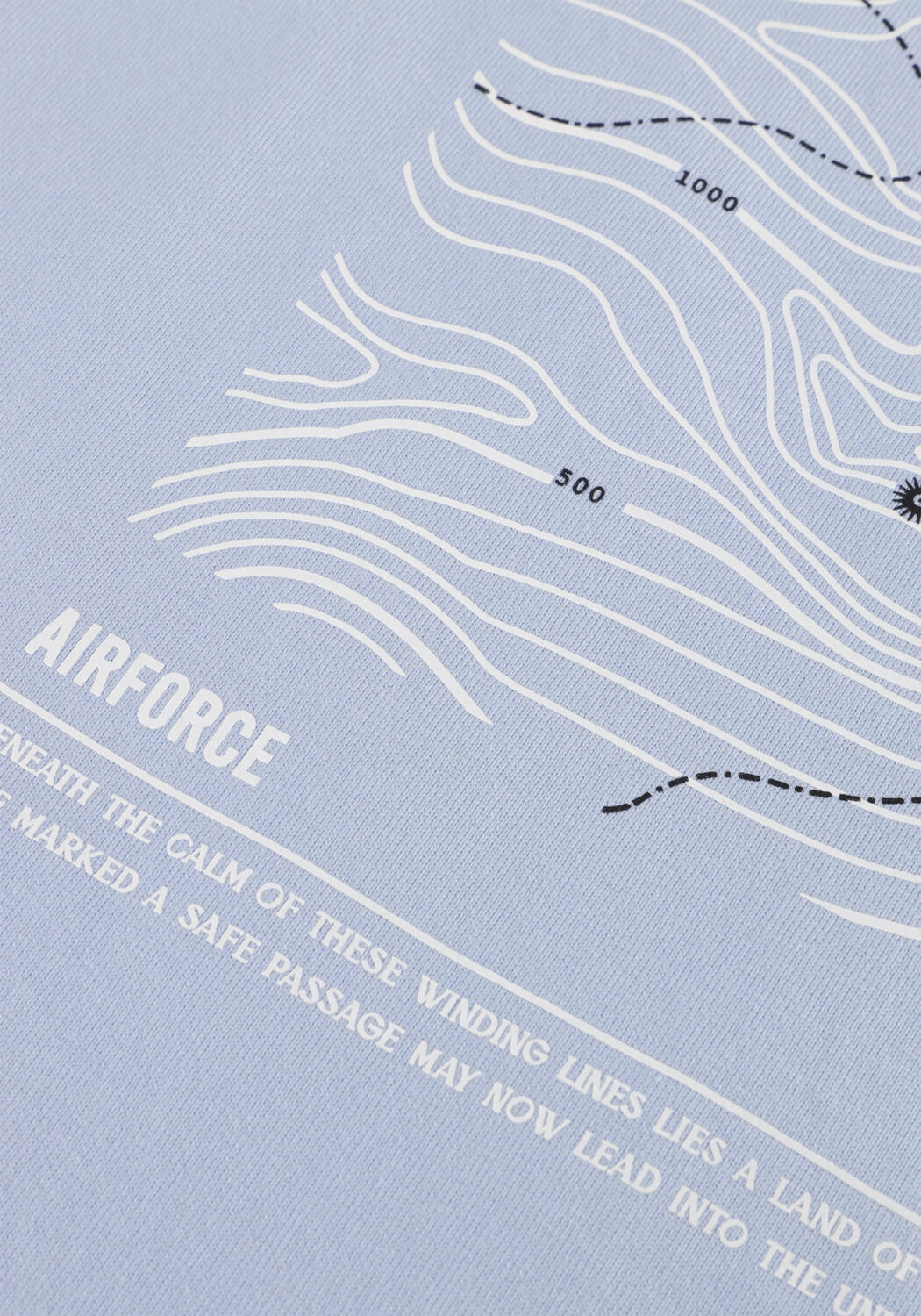 Blauwe AIRFORCE T-shirt GEB1287 - large