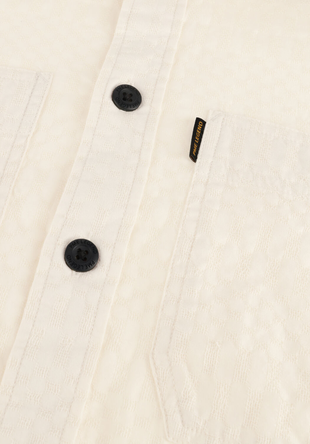 Beige PME LEGEND Casual overhemd COOPER BARRY JACQUARD - large