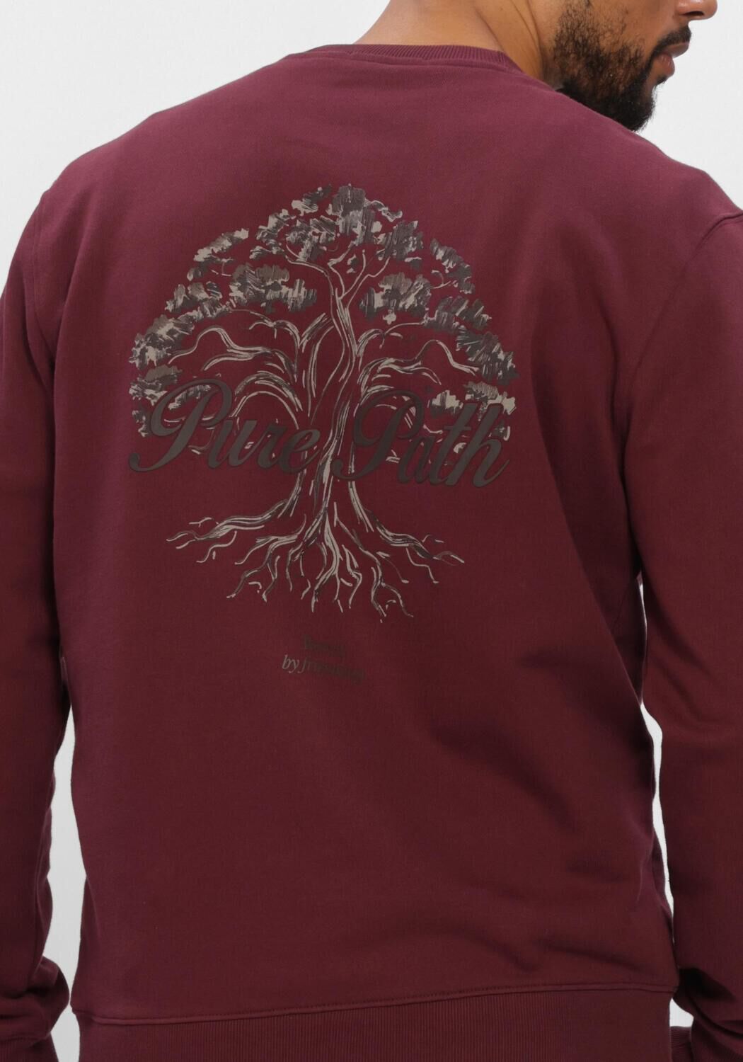 Bordeaux PURE PATH Trui ROOTED TREE - large