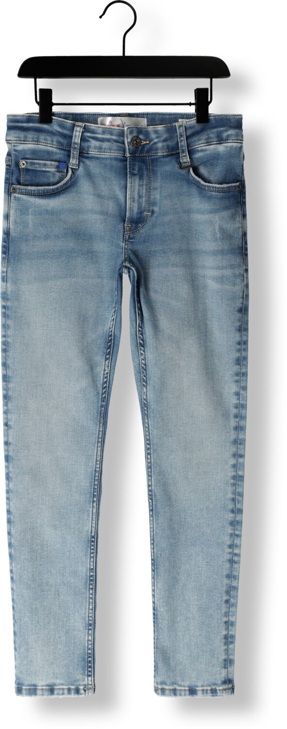 Retour Jeans straight fit jeans James Vintage light blue denim Blauw Jongens Stretchdenim 152