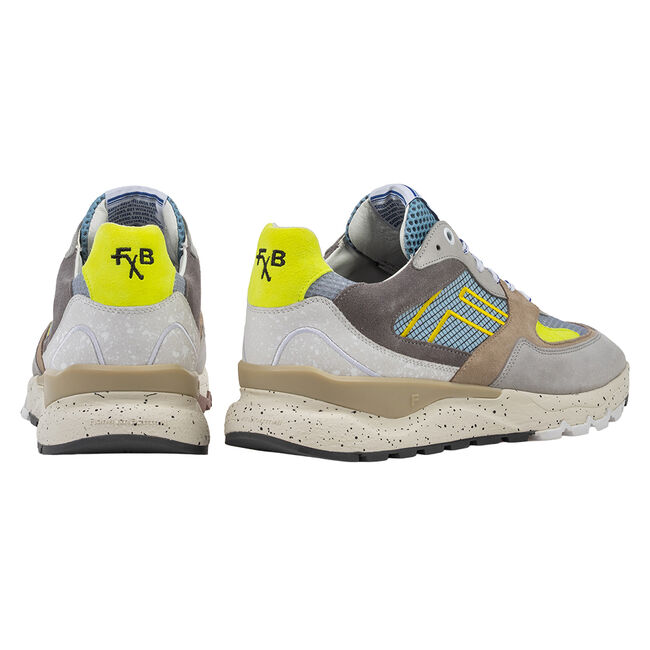 Blauwe FLORIS VAN BOMMEL Lage sneakers SFM-10243 DE TREENER - large