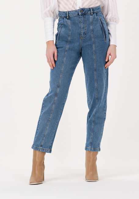 Blauwe CO'COUTURE Mom jeans PIPER WIDE JEANS - large