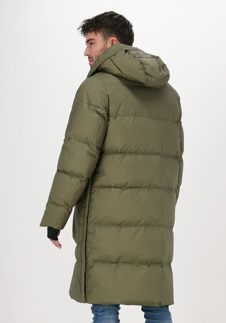Groene KRAKATAU Gewatteerde jas QM322 - large