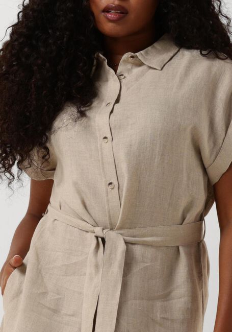 Beige CIRCLE OF TRUST Midi jurk CHARISSA DRESS - large