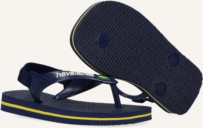 Blauwe HAVAIANAS Teenslippers BABY BRASIL LOGO II Blauwe HAVAIANAS Teenslippers BABY BRASIL LOGO II - large