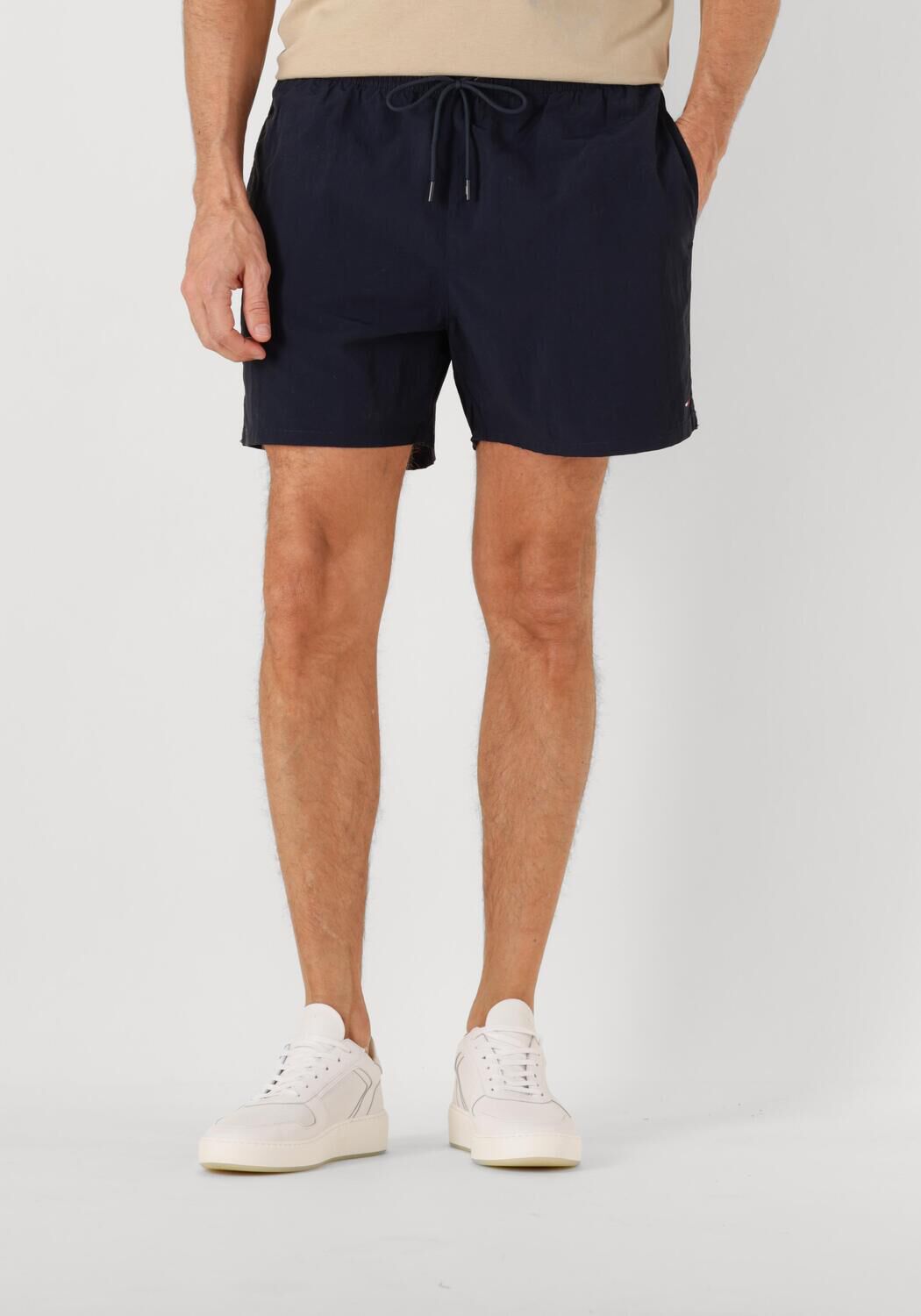 TOMMY HILFIGER Heren Zwembroeken Medium Drawstring Donkerblauw