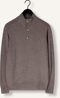 Bruine GENTILUOMO Trui TURTLE BUTTON+ZIP LS Bruine GENTILUOMO Trui TURTLE BUTTON+ZIP LS - medium