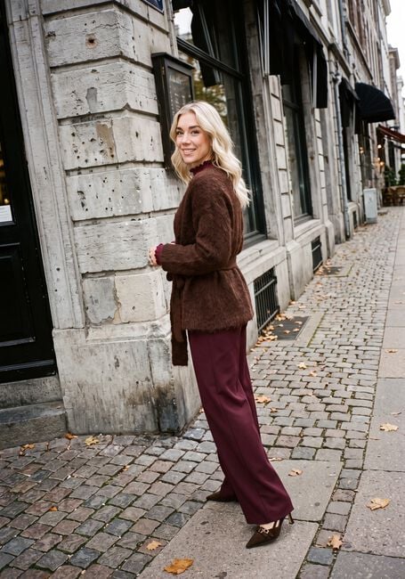 Bordeaux AAIKO Pantalon NORE BUTTONS RPES 345 - large