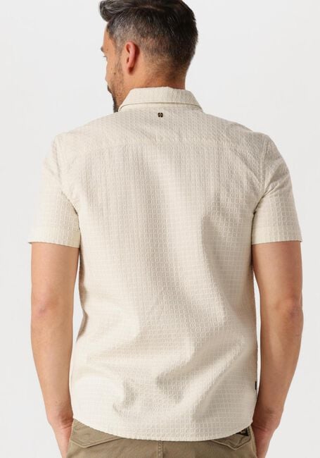Beige PME LEGEND Casual overhemd SHORT SLEEVE SHIRT STRUCTURE DOBBY - large